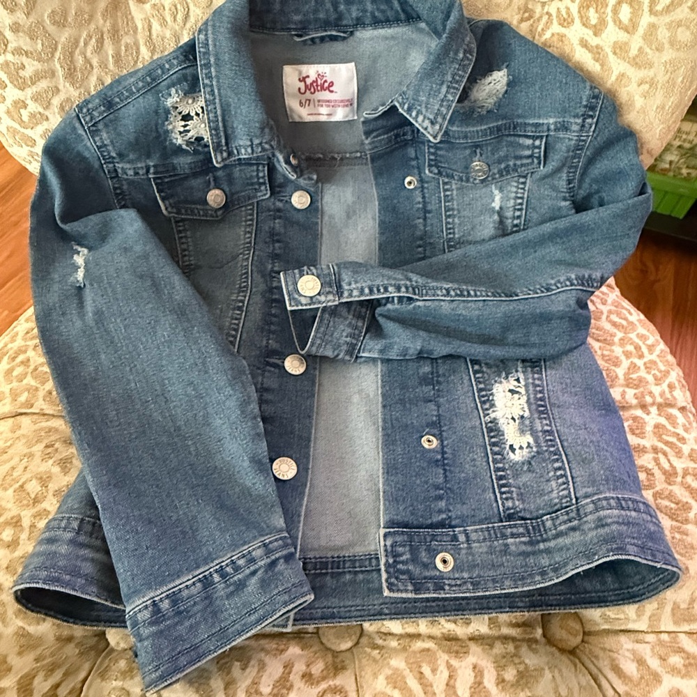 Kids Denim Jacket - Justice